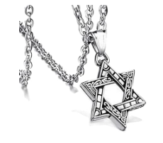 ABOTE Hexagonal-Star Pendant Necklaces Jewelry Necklaces Chains for Women Men Gift - MasculineABOTE Hexagonal-Star Pendant Necklaces
