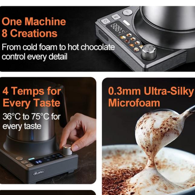 8-in-1 Electric Milk Frother - Image 2