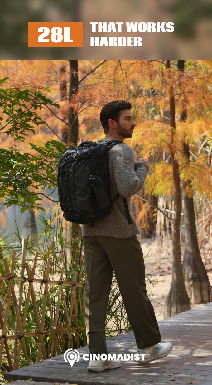 Cinomadist Motion A Backpack (28L) - Best Work & Travel Pack - Image 23