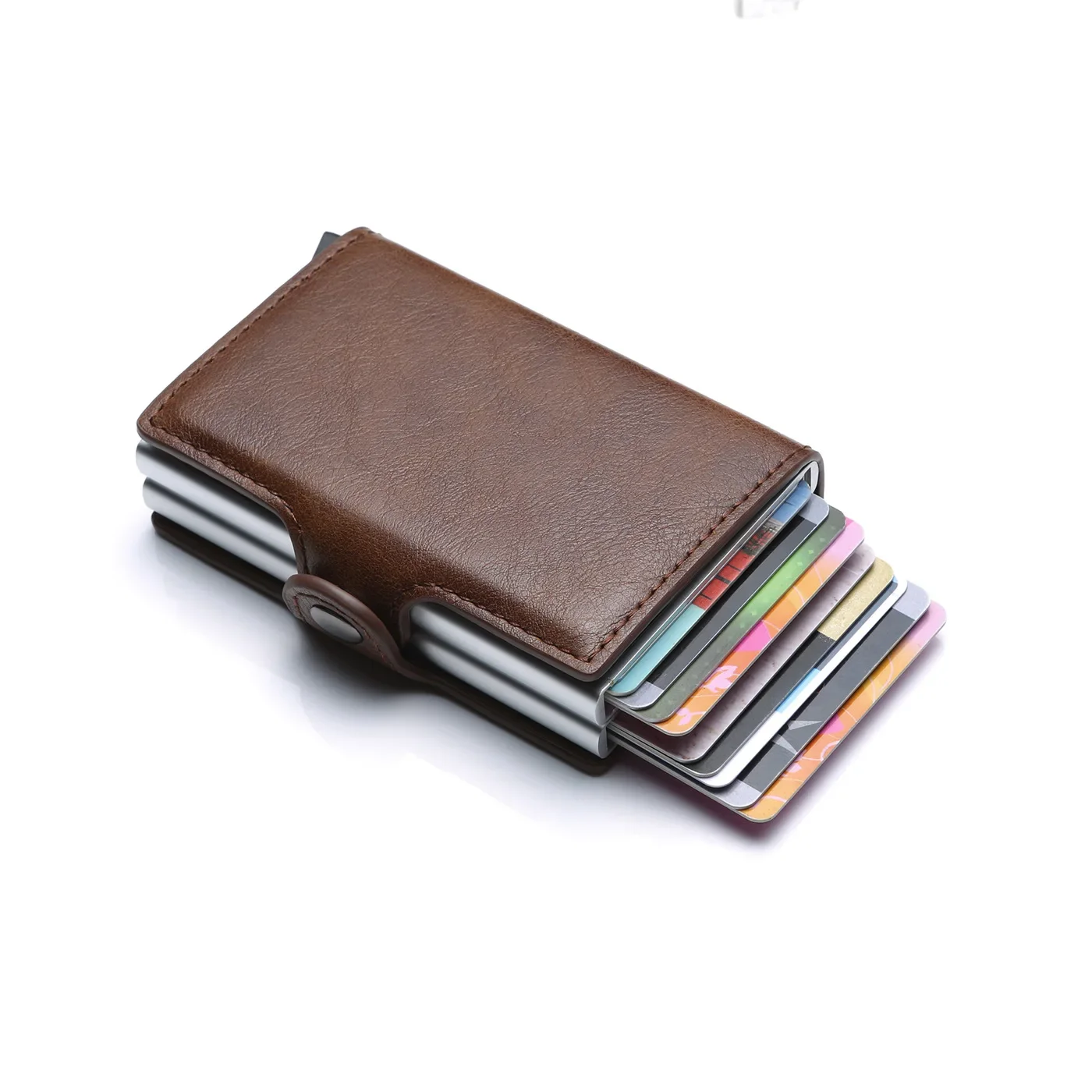 Rfid Men Card Wallets Carbon Fiber Slim Mini Wallet 14 Card Holders Small Money Bag Male Purses - Image 16