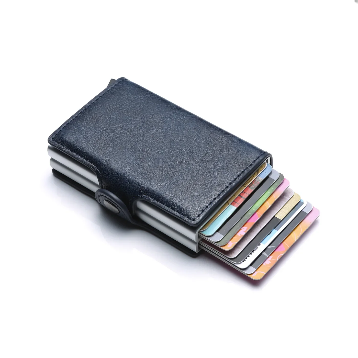 Rfid Men Card Wallets Carbon Fiber Slim Mini Wallet 14 Card Holders Small Money Bag Male Purses - Image 14