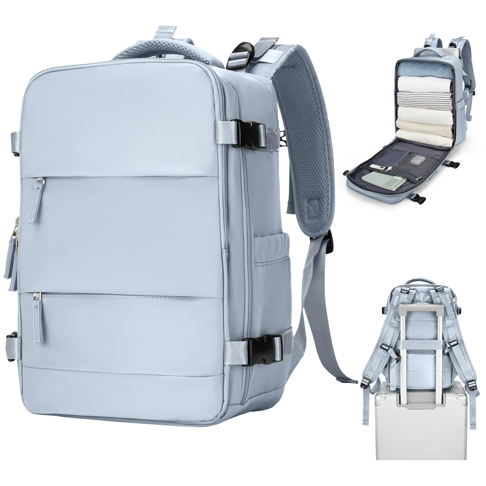 Multifunction Outdoor Backpack Big Capacity Travel Backpack For Women Men, Laptop Backpacks,Ryanair 40x20x25 Water Resistant Bag - Image 9