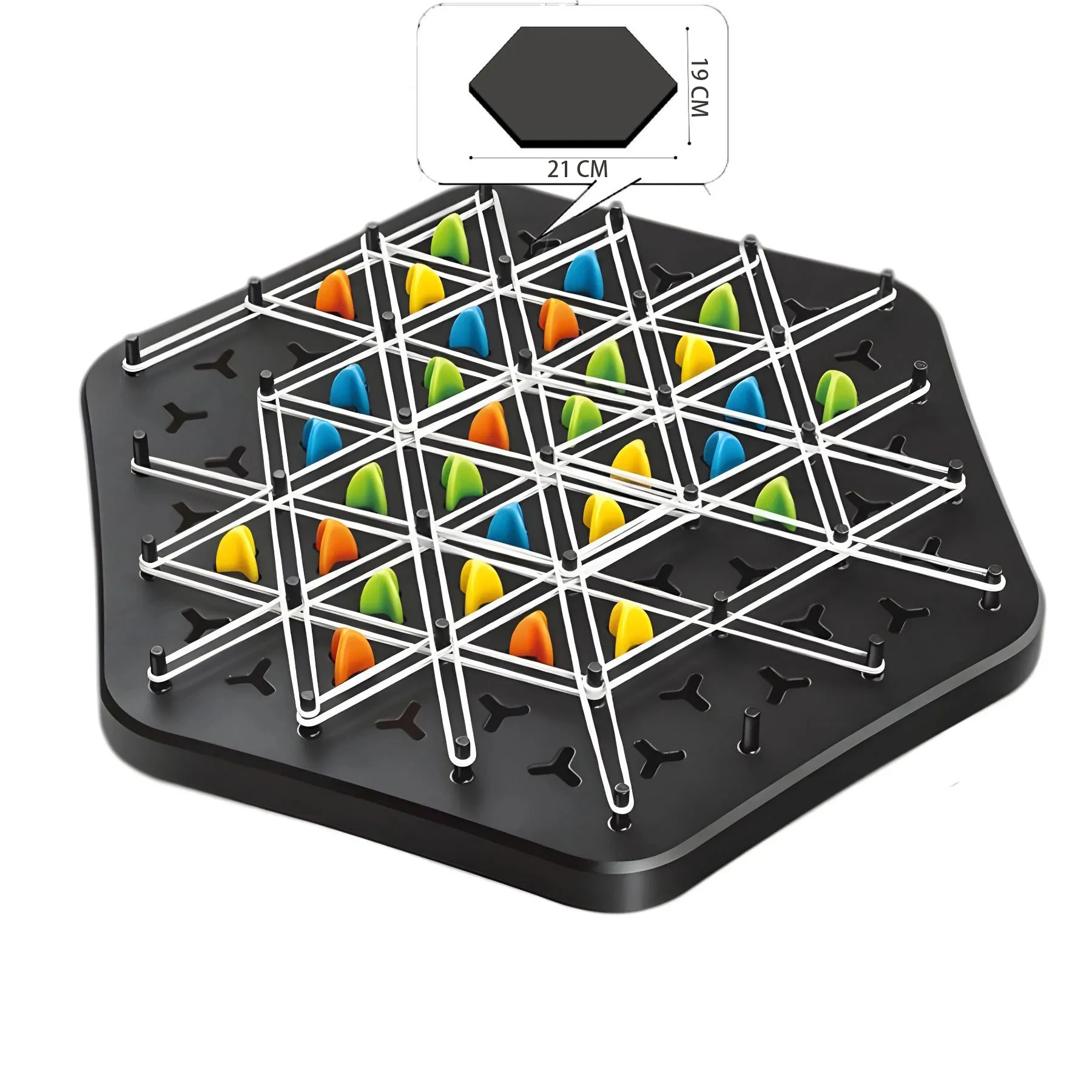 Chain Triangle Chess Splendor Duel Board Game Strategy Game for Kids and Adults Fun Family Game Logic Chess Track Tables Game - Image 9