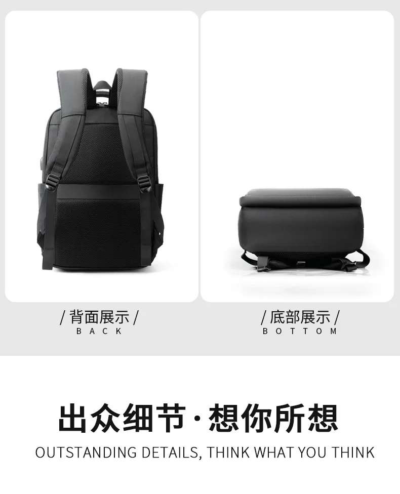 Backpack Men's Premium Backpack Backpack One Pack Multi-purpose Business Computer Bag Men's Large Capacity Backpack - Image 18