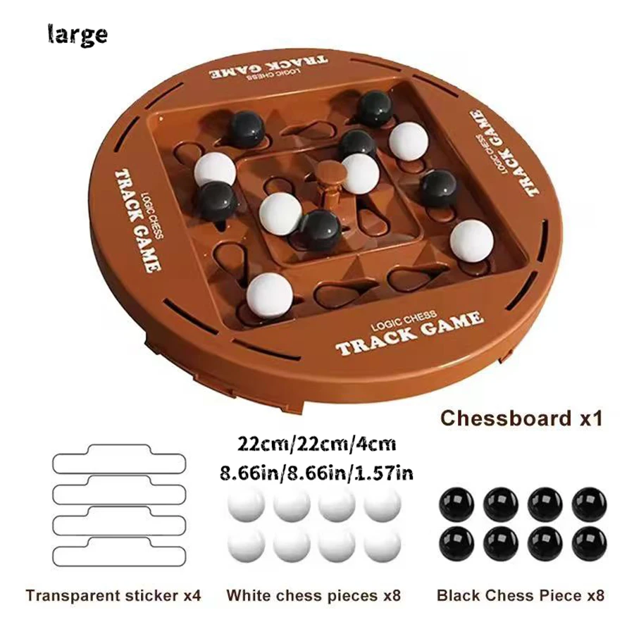 1set- Logic Chess Games Pair Battle Black and White Thinking Training Brain Boosting Intelligence Kids Board Game PartyToys - Image 7