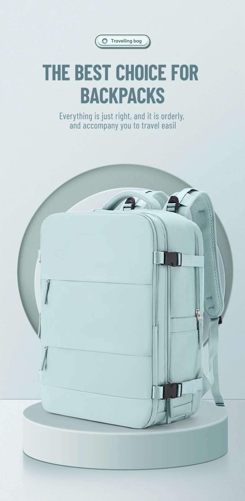 Multifunction Outdoor Backpack Big Capacity Travel Backpack For Women Men, Laptop Backpacks,Ryanair 40x20x25 Water Resistant Bag - Image 15