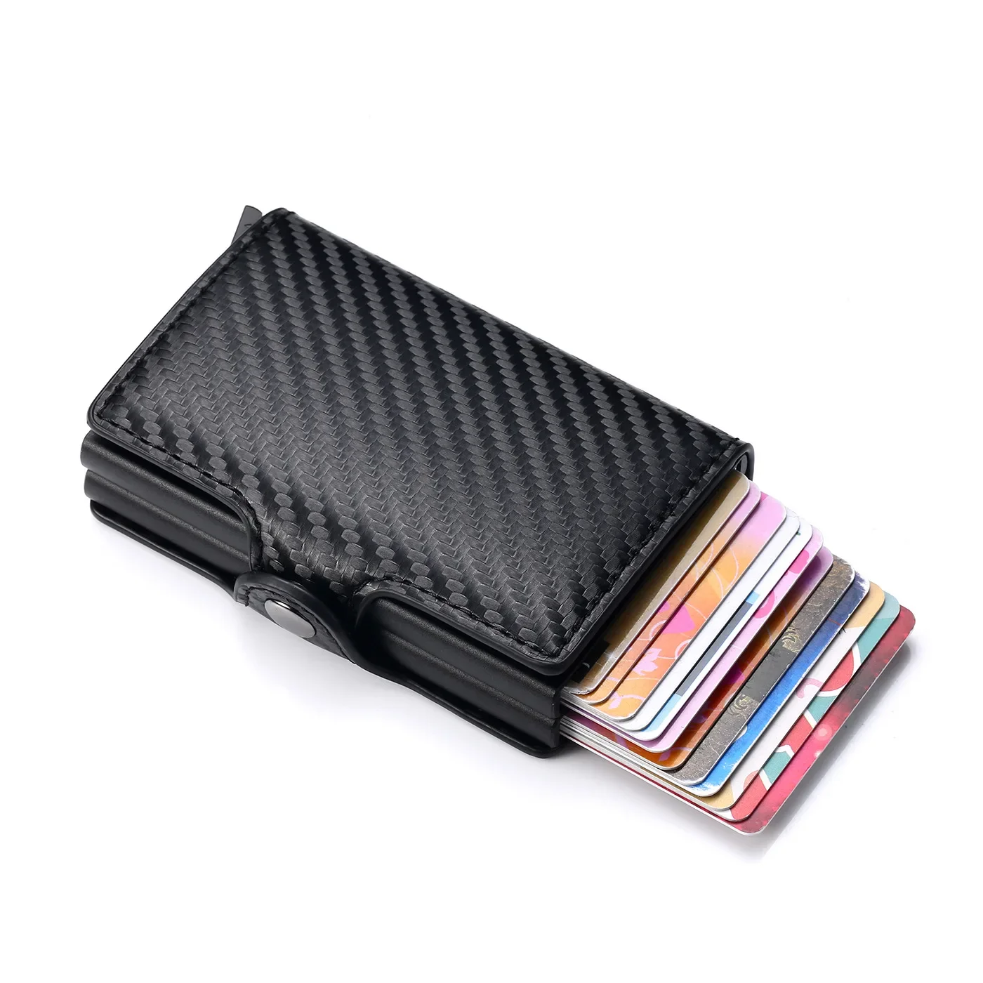 Rfid Men Card Wallets Carbon Fiber Slim Mini Wallet 14 Card Holders Small Money Bag Male Purses - Image 23