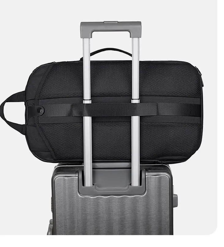 Men's Backpack Double-Back Portable Travel Backpack Large Capacity Water-Proof Backpack Multi-Functional Boarding Backpack - Image 14