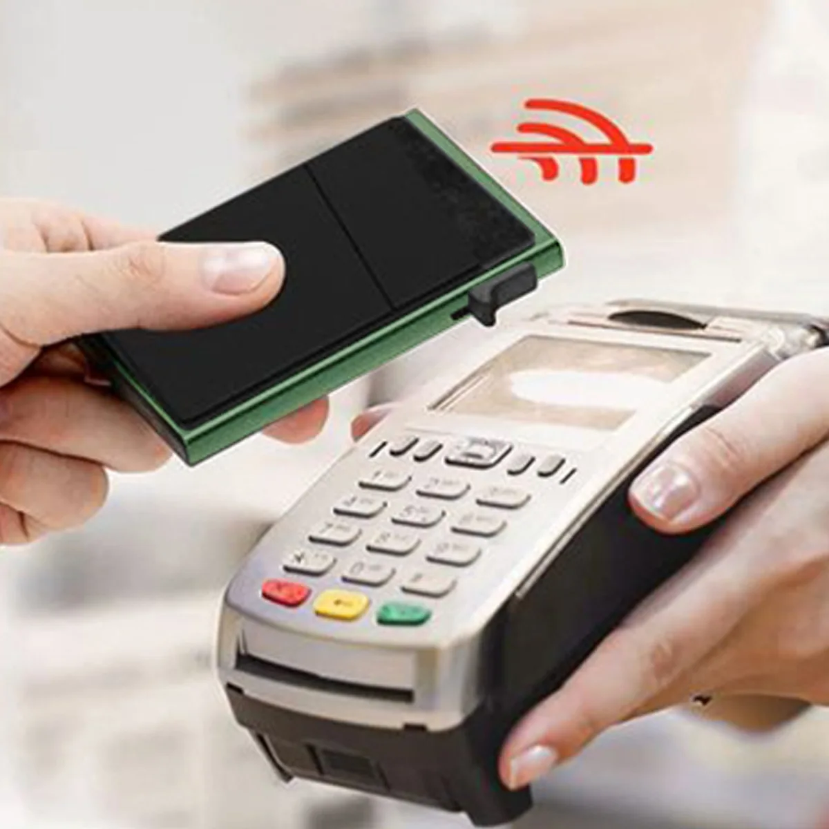 Anti-theft Cards Protectors Card Holder Minimalist Smart Wallet RFID Protection Aluminum Metal Box Cardholder Case Porte Carte - Image 21
