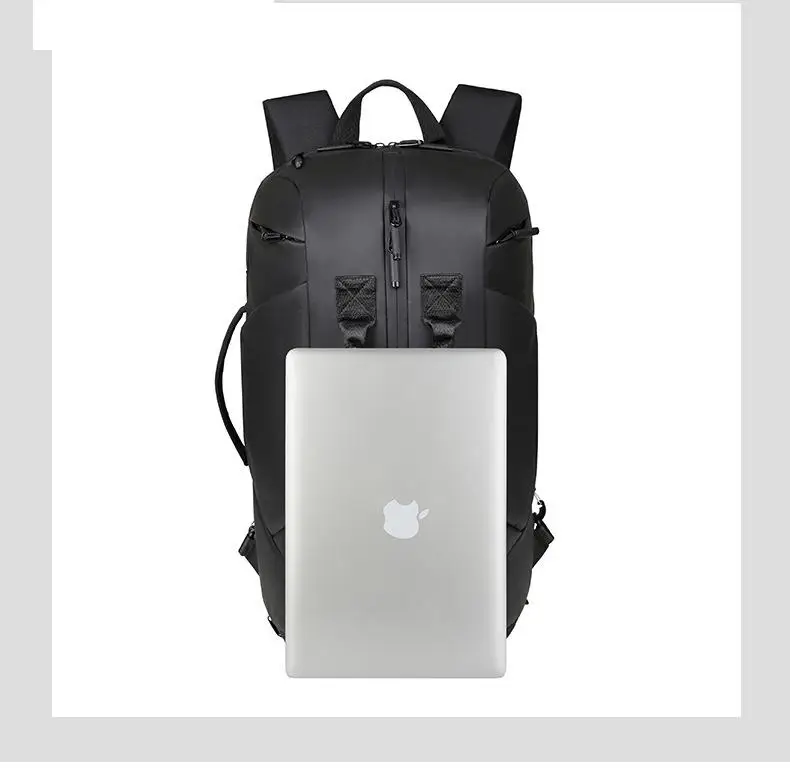 Men's Backpack Double-Back Portable Travel Backpack Large Capacity Water-Proof Backpack Multi-Functional Boarding Backpack - Image 12