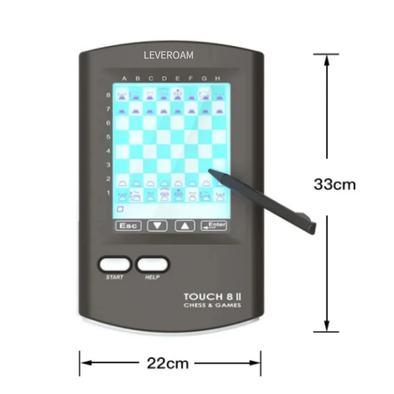 Handheld Electronic Chess Board 8 in 1 Touch Chess Computer Game Smart Electronic-game Chess Sets Adults Family smart chess Game - Image 4
