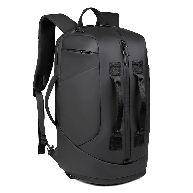 Men's Backpack Double-Back Portable Travel Backpack Large Capacity Water-Proof Backpack Multi-Functional Boarding Backpack - Image 4