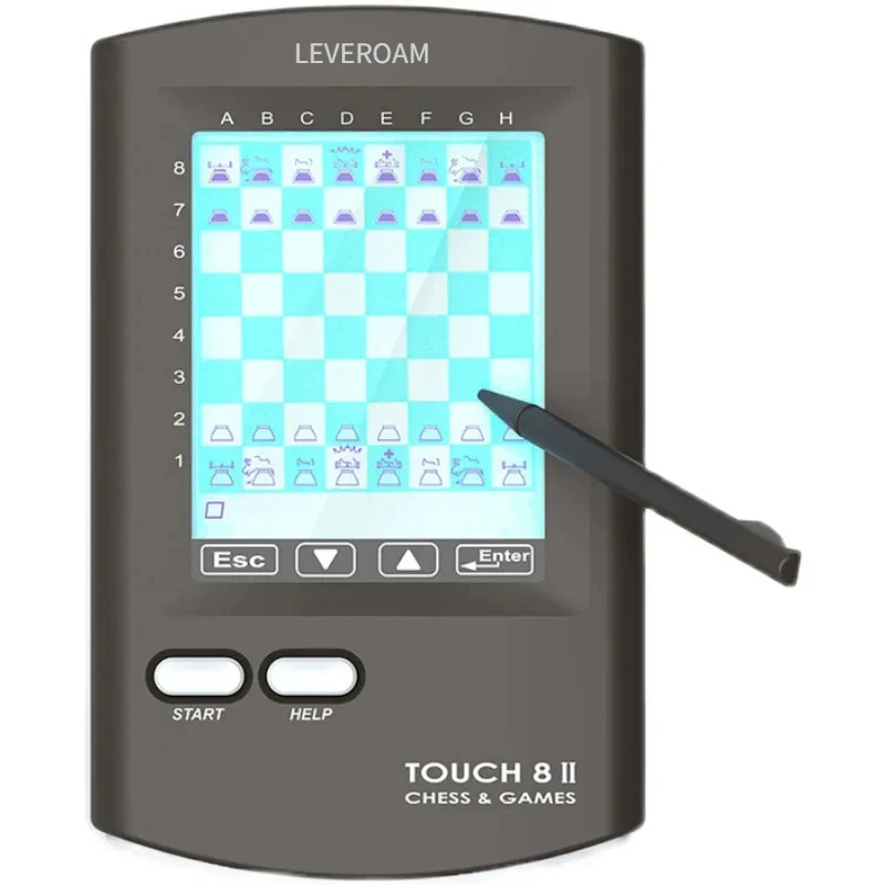 Handheld Electronic Chess Board 8 in 1 Touch Chess Computer Game Smart Electronic-game Chess Sets Adults Family smart chess Game - Image 2