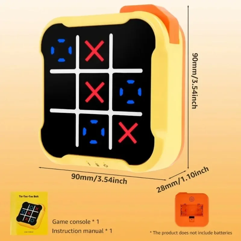 Tic-Tac-Toe Board Board Multifunctional Electronic Games Montessori Puzzle Table Game Chess Chess Set Portable For Adults Kids - Image 12