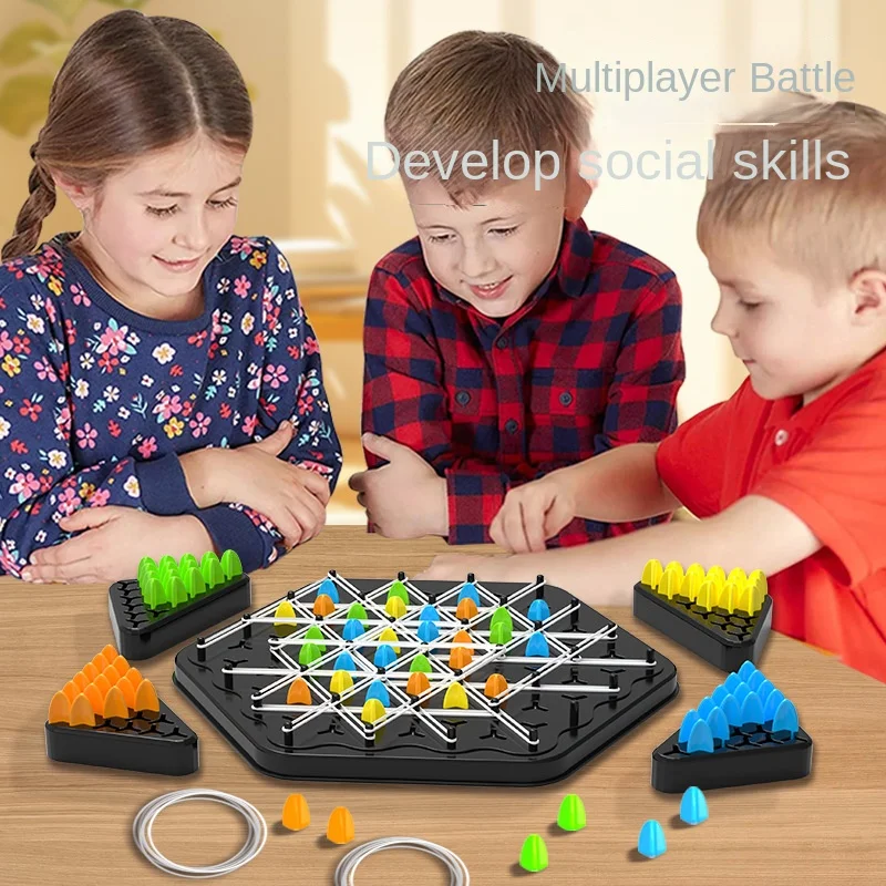 Chain Triangle Chess Splendor Duel Board Game Strategy Game for Kids and Adults Fun Family Game Logic Chess Track Tables Game - Image 4