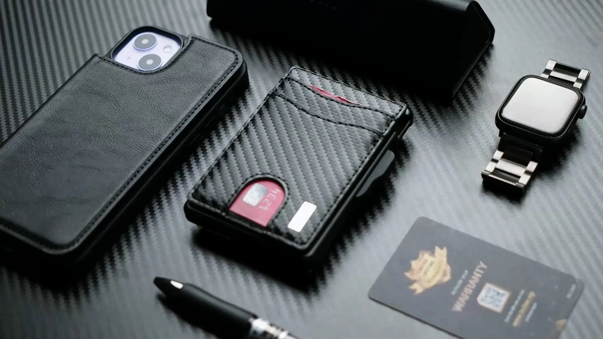 Wallet for Men, Mens Minimalist Wallet 9-13 Cards, Slim Compact Wallet with Money Clip & ID Window, RFID Blocking Smart Pop Up C - Image 8