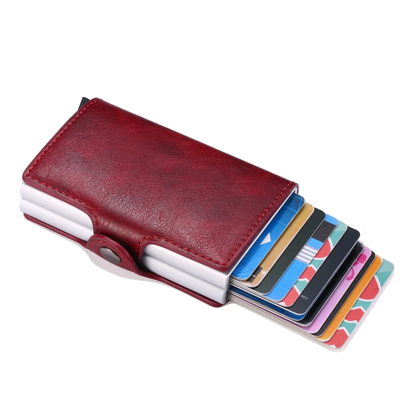 Rfid Men Card Wallets Carbon Fiber Slim Mini Wallet 14 Card Holders Small Money Bag Male Purses - Image 25