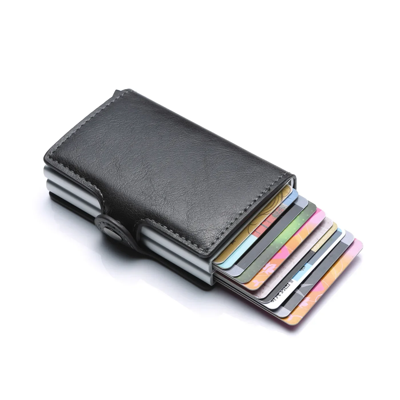 Rfid Men Card Wallets Carbon Fiber Slim Mini Wallet 14 Card Holders Small Money Bag Male Purses - Image 15
