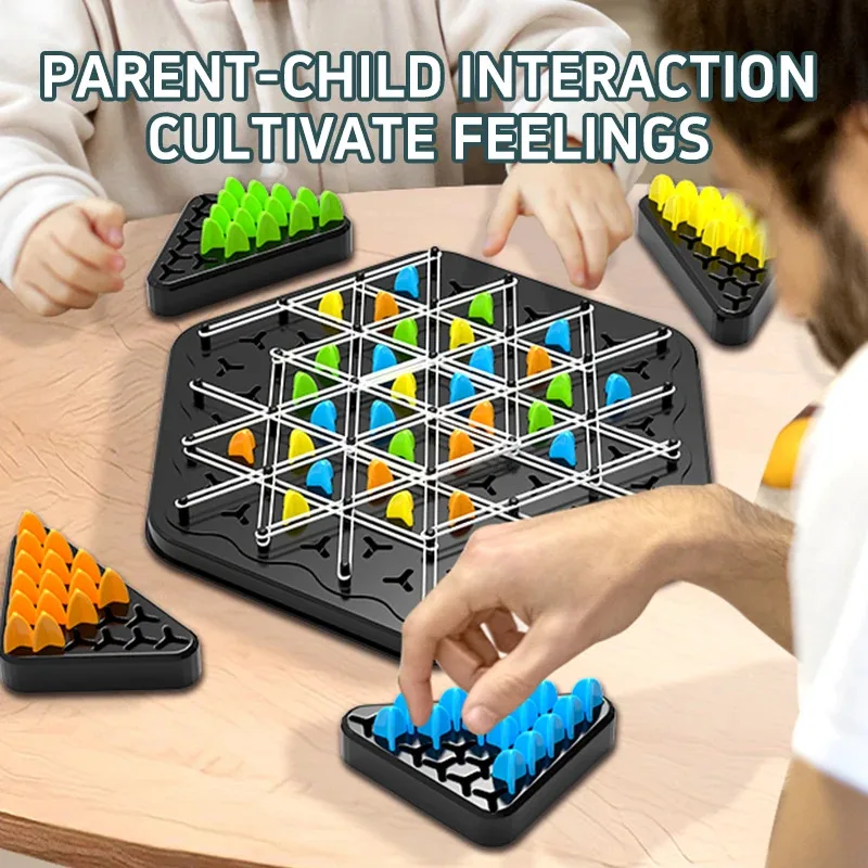 Chain Triangle Chess Splendor Duel Board Game Strategy Game for Kids and Adults Fun Family Game Logic Chess Track Tables Game - Image 2