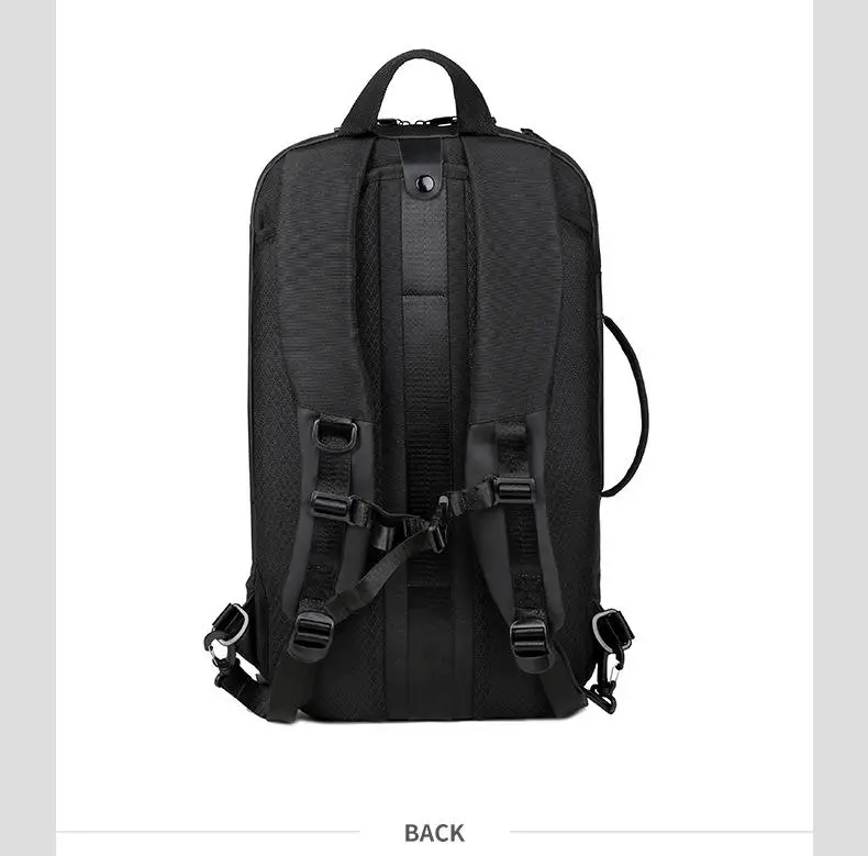 Men's Backpack Double-Back Portable Travel Backpack Large Capacity Water-Proof Backpack Multi-Functional Boarding Backpack - Image 21
