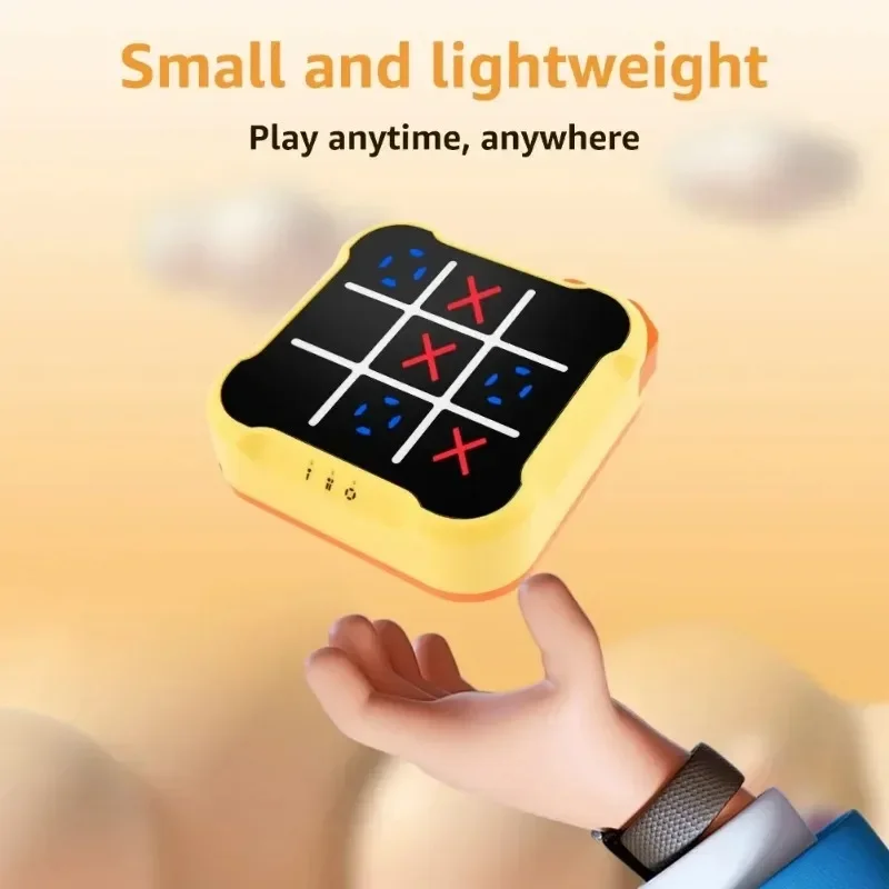 Tic-Tac-Toe Board Board Multifunctional Electronic Games Montessori Puzzle Table Game Chess Chess Set Portable For Adults Kids - Image 9